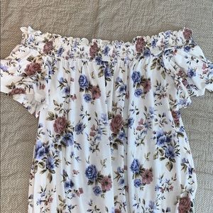 Soft and sexy floral top